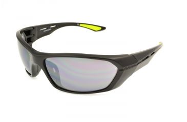 Image of Extreme Optiks DYN4M1C Sunglasses, Matte Black Frame, Smoke with Silver Mirror Flash Lens, 10225807.FGX