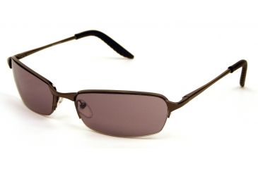 Image of Extreme Optiks Rampd Sunglasses, Shiny Dark Gun Frame, Smoke with Silver Mirror Flash Lens, 10210970.FGX