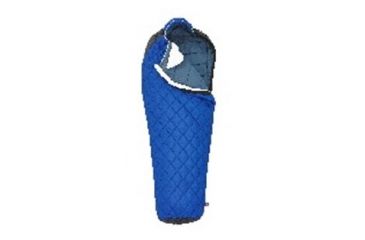Image of Exxel Outdoors Acadia Mummy Sleeping Bag,15F Rating,80x35x22in,Blue LRH3402CB