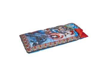 Image of Exxel Outdoors Avengers Sleeping Bag, Multi, 28 in X 56 in, M-2171AVG8A