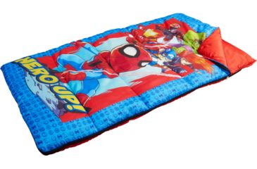 Image of Exxel Outdoors Marvel Superhero Adventures Sleeping Bag, Multicolor, 28x56in, M-2171SHA9A