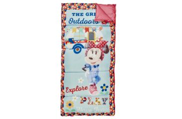 Image of Exxel Outdoors Minnie Sleeping Bag, Multi, 28 in X 56 in, D-2171MIN8A