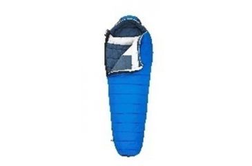 Image of Exxel Outdoors Teton Mummy Sleepy Bag,15F Rating,33x84x24in,Dark Blue/Gray 5RH3352CB