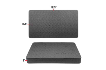 Image of Eylar 22in Carry-On Roller Hard Case Equipped w/Ragar XP Crosslinked Foam Insert, Black, SA00034-BLK-RG-XP