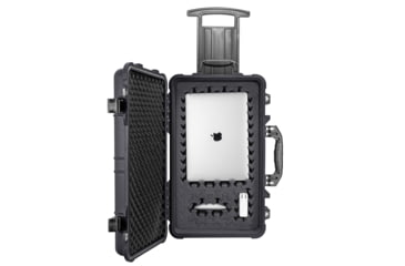 Image of Eylar 22in Carry-On Roller Hard Case Equipped w/Ragar XP Crosslinked Foam Insert, Black, SA00034-BLK-RG-XP