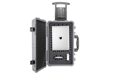 Image of Eylar 22in Carry-On Roller Hard Case Equipped w/Ragar XP Crosslinked Foam Insert, Gray, SA00034-GRA-RG-XP