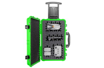 Image of Eylar 22in Carry-On Roller Hard Case Equipped w/Ragar XP Crosslinked Foam Insert, Neon Green, SA00034-NGRN-RG-XP