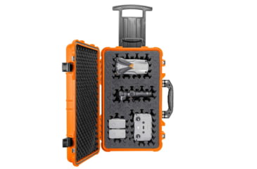 Image of Eylar 22in Carry-On Roller Hard Case Equipped w/Ragar XP Crosslinked Foam Insert, Orange, SA00034-ORG-RG-XP