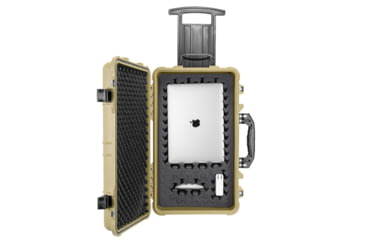 Image of Eylar 22in Carry-On Roller Hard Case Equipped w/Ragar XP Crosslinked Foam Insert, Tan, SA00034-TAN-RG-XP