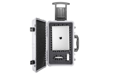 Image of Eylar 22in Carry-On Roller Hard Case Equipped w/Ragar XP Crosslinked Foam Insert, White, SA00034-WHI-RG-XP