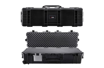 Image of Eylar 2XL 50in Waterproof Deep Heavy Transport Stacker Roller Rifle Hard Case w/Foam, Black, SA00067