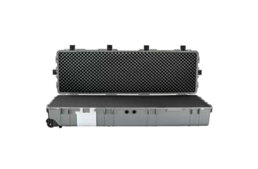 Image of Eylar 3XL 57in Waterproof Heavy Transport Stacker Roller Rifle Hard Case w/Foam, Gray, SA00027-GRA