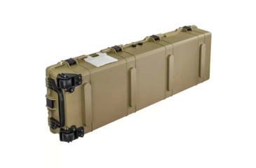 Image of Eylar 3XL 57in Waterproof Heavy Transport Stacker Roller Rifle Hard Case w/Foam, Tan, SA00027-TAN