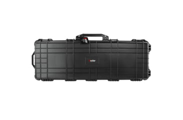 Image of Eylar 38in Protective Roller Rifle Case Water and Shock Resistant w/ Foam, Black, SA00013