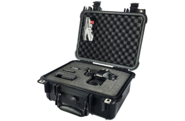 Image of Eylar Compact 13.37in Protective Gear Case Water and Shock Resistant w/ Foam, Black, SA00001