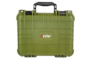 Image of Eylar Compact 13.37in Waterproof Gear/Multi Gun Case Hard Case w/Foam, Green, SA00001-GRN