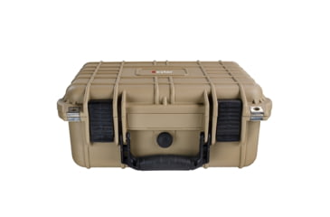 Image of Eylar Compact 13.37in Protective Gear Case Water and Shock Resistant w/ Foam, Tan, SA00001-tan