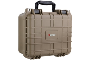 Image of Eylar Compact 13.37in Waterproof Gear/Multi Gun Case Hard Case w/Foam, Tan, SA00001-TAN