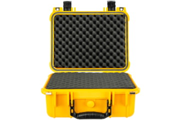 Image of Eylar Compact 13.37in Protective Gear Case Water and Shock Resistant w/ Foam, Yellow, SA00001-Ylw