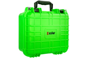 Image of Eylar Compact 13.37in Waterproof Gear/Multi Gun Case Hard Case w/Foam, Neon Green, SA00001-NGRN