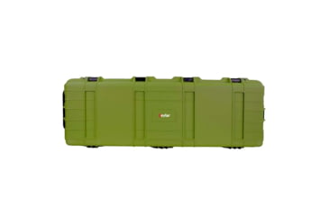 Image of Eylar Extra Large 44in Waterproof Deep Heavy Transport Stacker Roller Rifle Hard Case w/Foam, Green, SA00028-GRN
