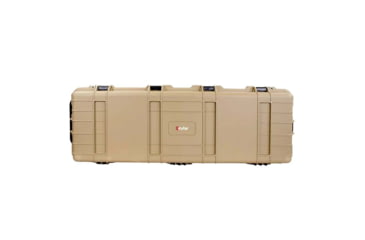 Image of Eylar Extra Large 44in Waterproof Deep Heavy Transport Stacker Roller Rifle Hard Case w/Foam, Tan, SA00028-TAN
