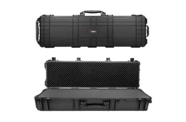 Image of Eylar Extra Large Deep 53in Waterproof Roller Hard Rifle Case w/Foam, Black, SA00069