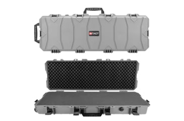 Image of Eylar Intact 39in Stacker Series Hard Roller Rifle Case w/Foam, Gray, NG00003-GRA