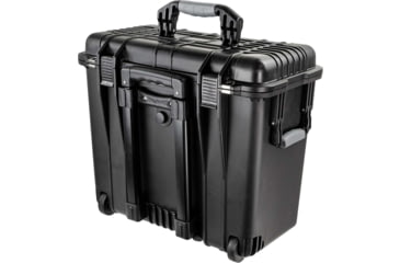 Image of Eylar Large 19.7in Waterproof Tall Roller Protective Equipment Hard Case w/Foam, Black, SA00036
