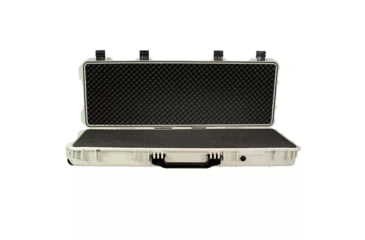 Image of Eylar Large 48in Waterproof Roller Hard Rifle Case w/Foam, White, SA00014-WHI