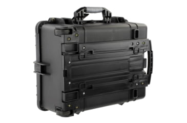 Image of Eylar Medium 24in Protective Roller Case Water and Shock Resistant w/ Foam, Black, SA00009