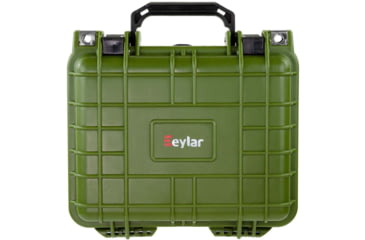 Image of Eylar Small 10.62in Waterproof Protective Gear Case w/Foam, Green, SA00022-GRN