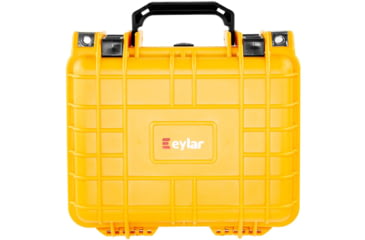 Image of Eylar Small 10.62in Waterproof Protective Gear Case w/Foam, Yellow, SA00022-YLW