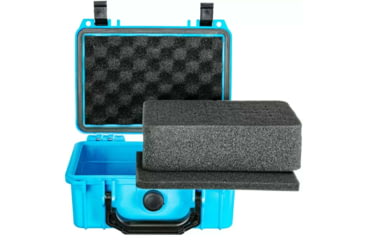 Image of Eylar Small 8.12in Waterproof Gear Hard Case w/Foam, Light Blue, SA00011-LBLU