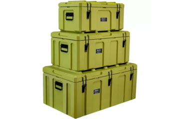 Image of Eylar SR-7 Combo Crossover Transport Cargo Case - 3 Pack, Green, SR00007-COMBO-GRN