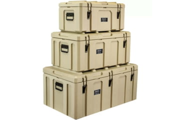 Image of Eylar SR-7 Combo Crossover Transport Cargo Case - 3 Pack, Tan, SR00007-COMBO-TAN
