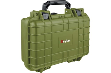Image of Eylar Compact 11.6in Waterproof Hard Single Gun Case w/Foam, Green, SA00010-GRN