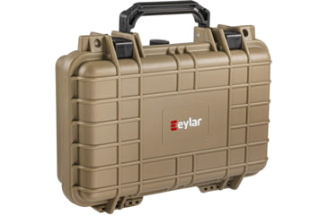 Image of Eylar Compact 11.6in Waterproof Hard Single Gun Case w/Foam, Tan, SA00010-TAN