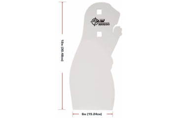 Image of EZ-Aim 15572 Shooting Silhouette Prairie Dog 0.38 Thickness White