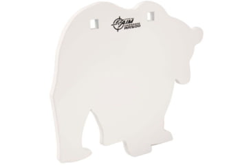 Image of EZ-Aim 15573 Shooting Silhouette Bear 0.38 Thickness White