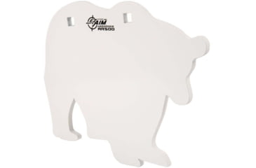 Image of EZ-Aim 15573 Shooting Silhouette Bear 0.38 Thickness White