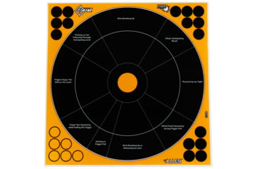 Image of EZ-Aim Adhesive Splash Handgun Trainer Target, Orange, 12X12, 15248