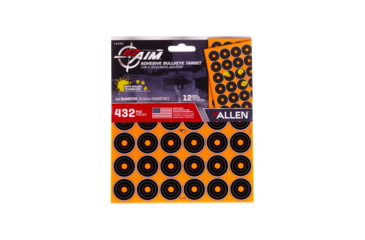 Image of EZ-Aim Allen Adhesive Splash Bullseye Target, Orange, 1X1, 15250