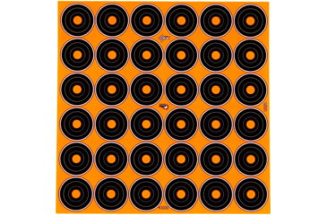 Image of EZ-Aim Allen Adhesive Splash Bullseye Target, Orange, 1X1, 15250