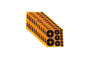 Image of EZ-Aim Allen Adhesive Splash Bullseye Variety Pack Targets, Orange, 1in, 2in, 3in, 15254