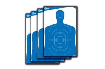 Image of EZ-Aim Allen Paper Silhouette Target, White/Blue, 23X35, 15331