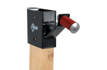 Image of EZ-Aim Allen Steel Gong Hanger Target w/Recoil Spring, 2 x 4in Mount, 2.3 lbs, Black Powder Coated, 15515