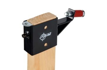 Image of EZ-Aim Allen Steel Gong Hanger Target w/Recoil Spring, 2 x 4in Mount, 2.3 lbs, Black Powder Coated, 15515
