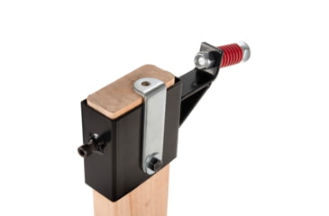 Image of EZ-Aim Allen Steel Gong Hanger Target w/Recoil Spring, 2 x 4in Mount, 2.3 lbs, Black Powder Coated, 15515