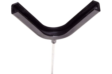 Image of EZ-Aim Clay Target Holder, Holds 4.5 Clay Targets, 2-Pack, Black, 15 in x 3.5 in, 15386